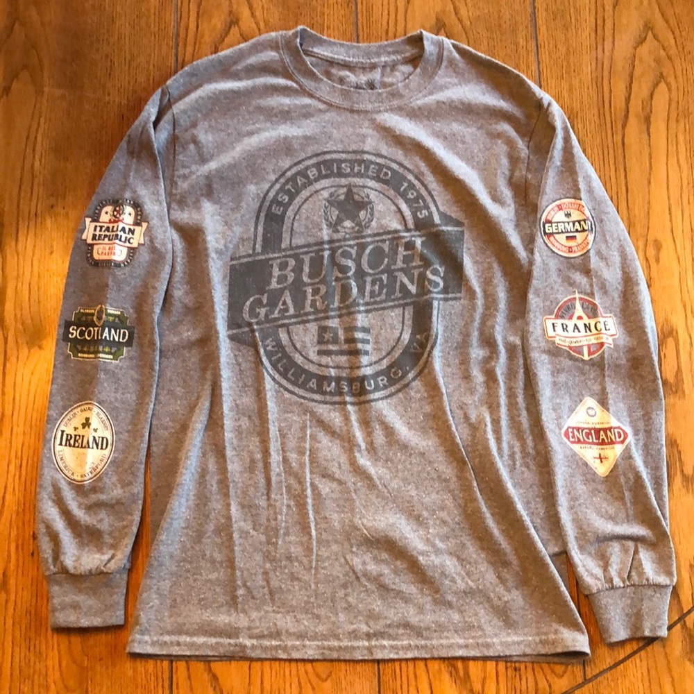 Gray Busch Gardens Long Sleeve